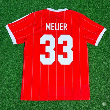 Erik Meijer Hamburger SV Red Retro Fußballtrikot Jersey
