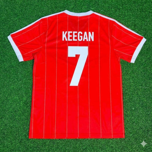 Kevin Keegan Hamburger SV Red Retro Fußballtrikot Jersey