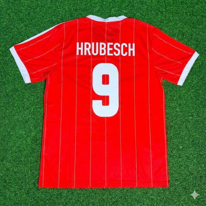 Horst Hrubesch Hamburger SV 1982-1983 Red Retro Fußballtrikot Jersey