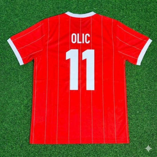 Ivica Olic Hamburger SV Red Retro Fußballtrikot Jersey