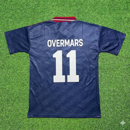 Marc Overmars #11 Ajax 1994 1995 Away Retro Football Jersey Kit