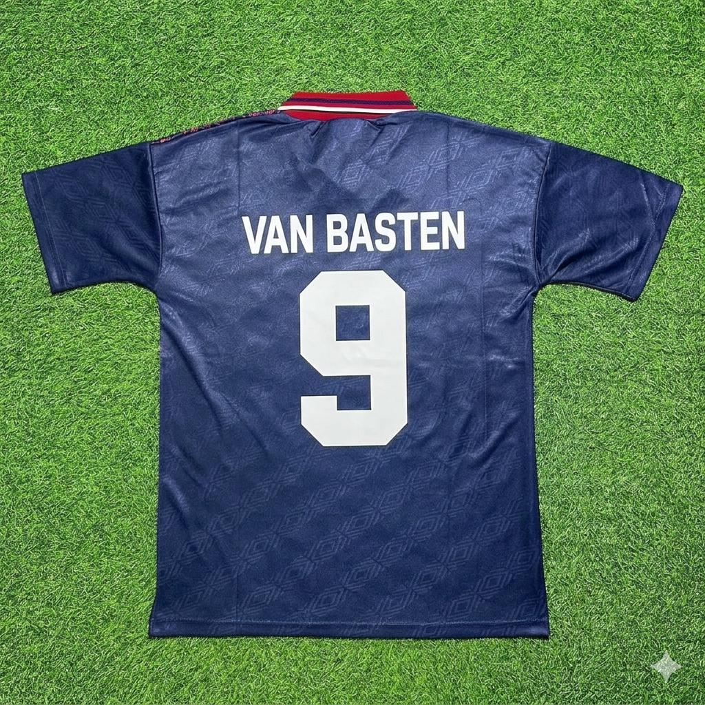 Marco van Basten #9 Ajax Away Retro Football Jersey Kit