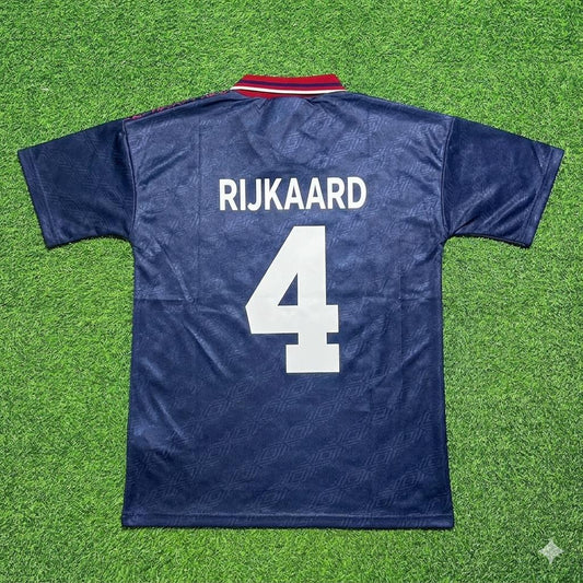 Frank Rijkaard #4 Ajax 1994 1995 Away Retro Football Jersey Kit