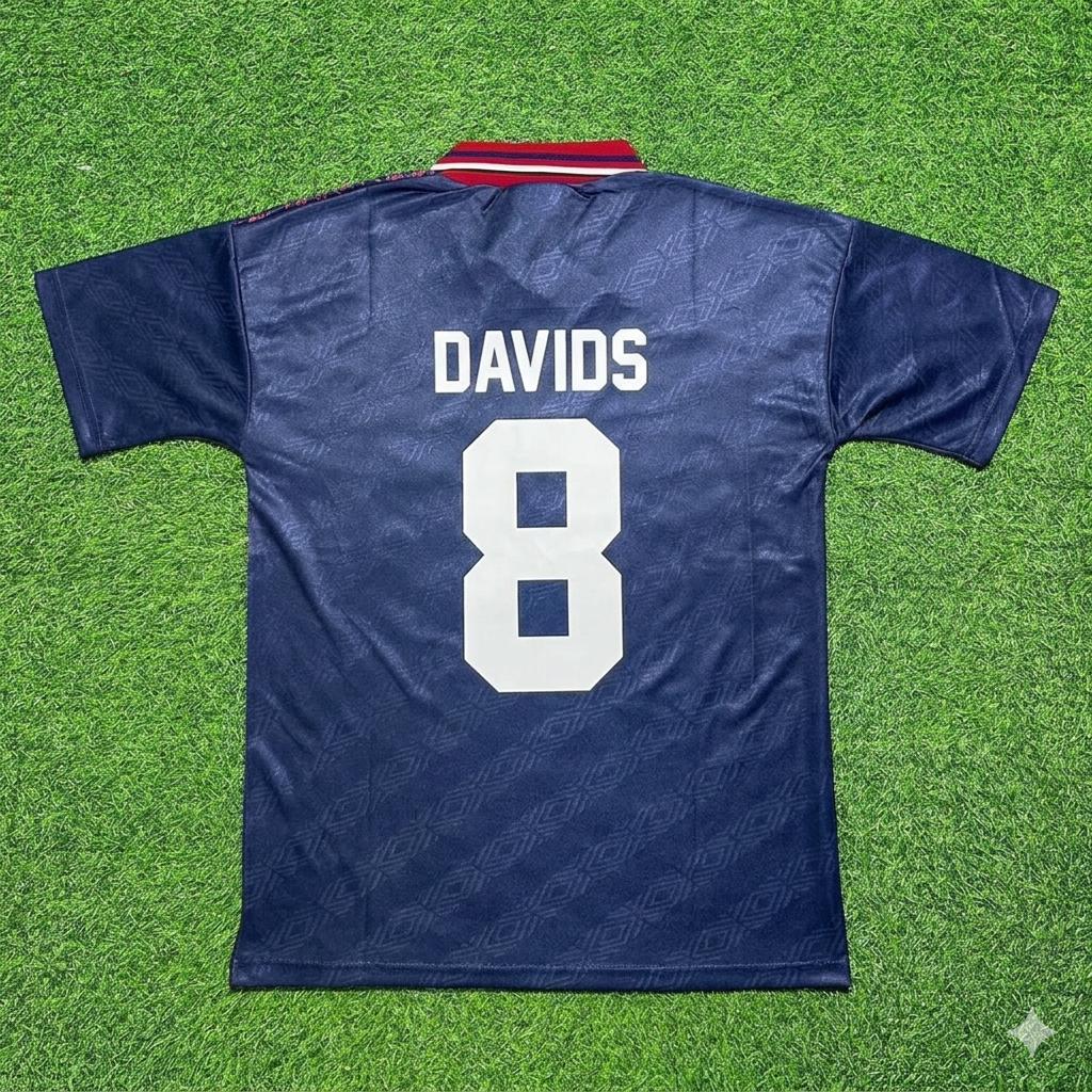 Edgar Davids #8 Ajax 1994 1995 Away Retro Football Jersey Kit