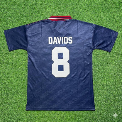 Edgar Davids #8 Ajax 1994 1995 Away Retro Football Jersey Kit