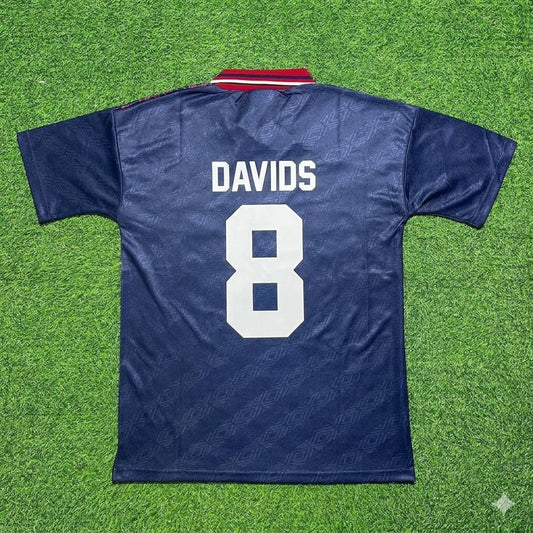 Edgar Davids #8 Ajax 1994 1995 Away Retro Football Jersey Kit
