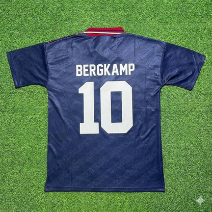 Dennis Bergkamp #10 Ajax Away Retro Football Jersey Kit