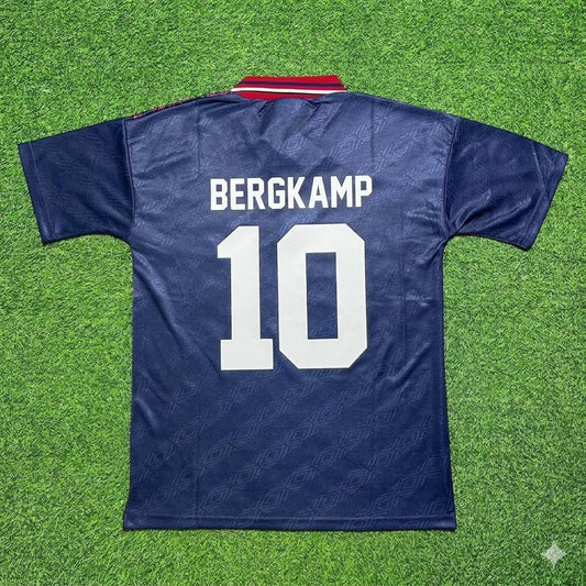 Dennis Bergkamp #10 Ajax Away Retro Football Jersey Kit