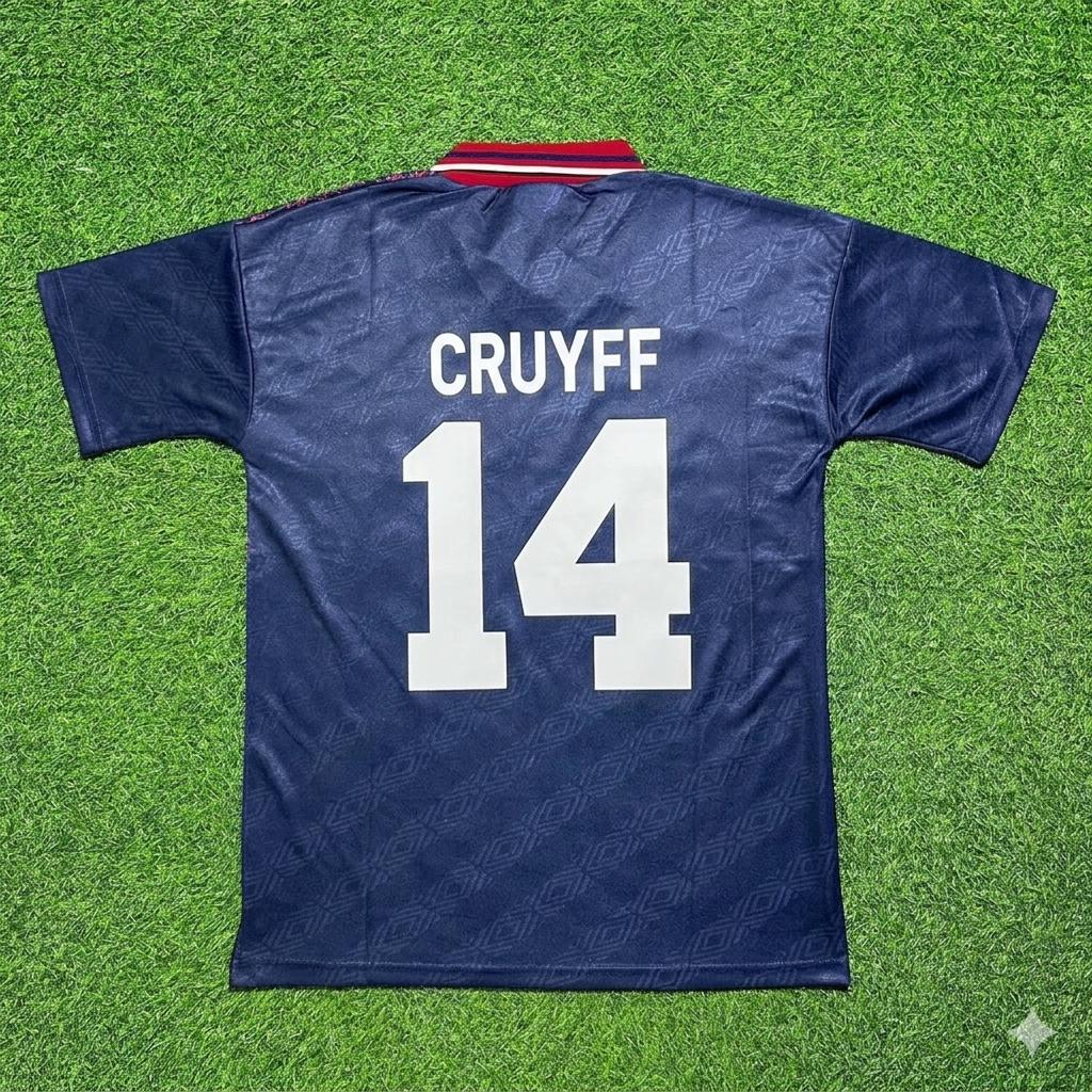 Johan Cruyff #14 Ajax Away Retro Football Jersey Kit