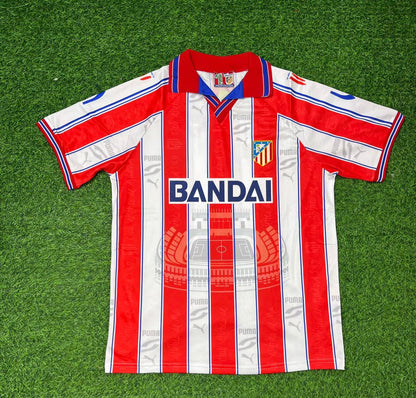 Atletico Madrid 1996-1997 Retro Football Jersey Kit