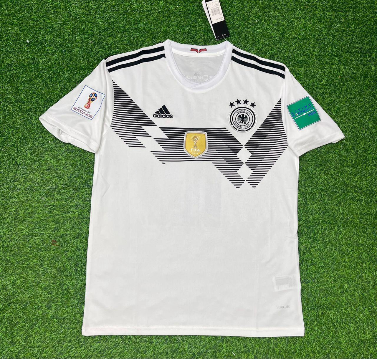Germany World Cup 2018 Jerome Boateng Deutschland Retro Football Jersey