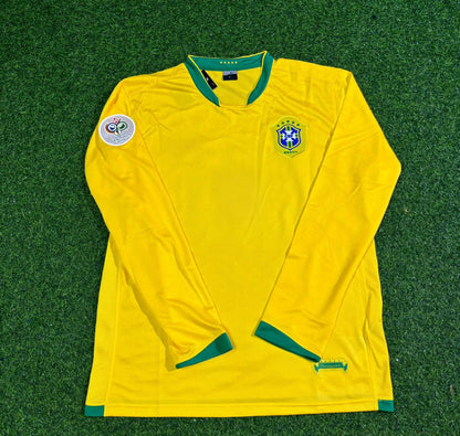 Brazil World Cup 2006 Long Sleeve Football Jersey