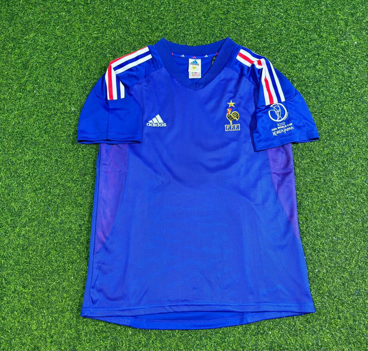 France World Cup 2002 Laurent Blanc #5 Retro Football Jersey