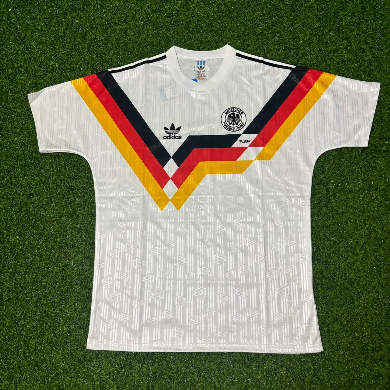 Germany World Cup 1990 Guido Buchwald Retro Football Jersey