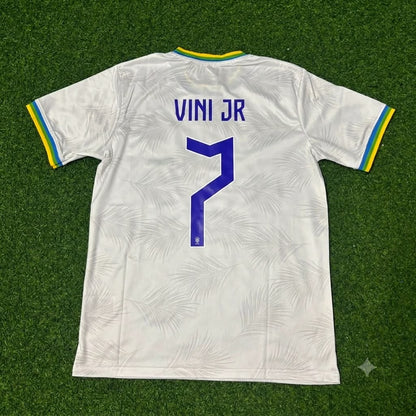 Vinicius Junior Brazil 2026 White Football Jersey