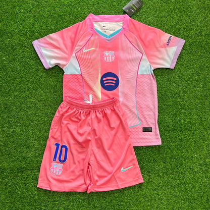 Lamine Yamal Barcelona Pink New Season 2026 Kids Kinder Soccer Soccer Kit Football Jersey