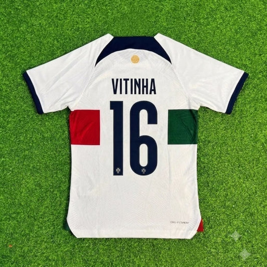Portugal World Cup 2022 Vitinha Qatar Retro Football Jersey Trikoy