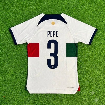 Portugal World Cup 2022 Pepe Qatar Retro Football Jersey Trikoy