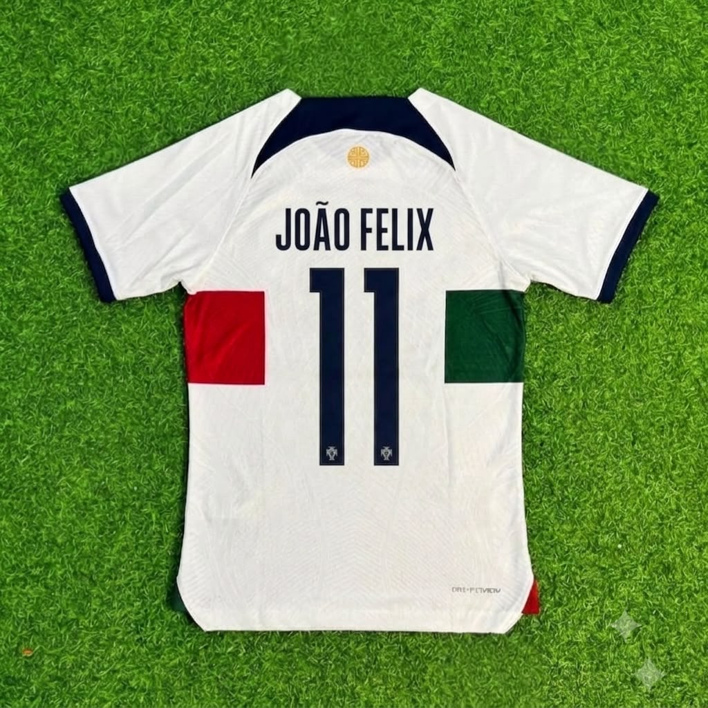 Portugal World Cup 2022 Joao Felix Qatar Retro Football Jersey Trikoy