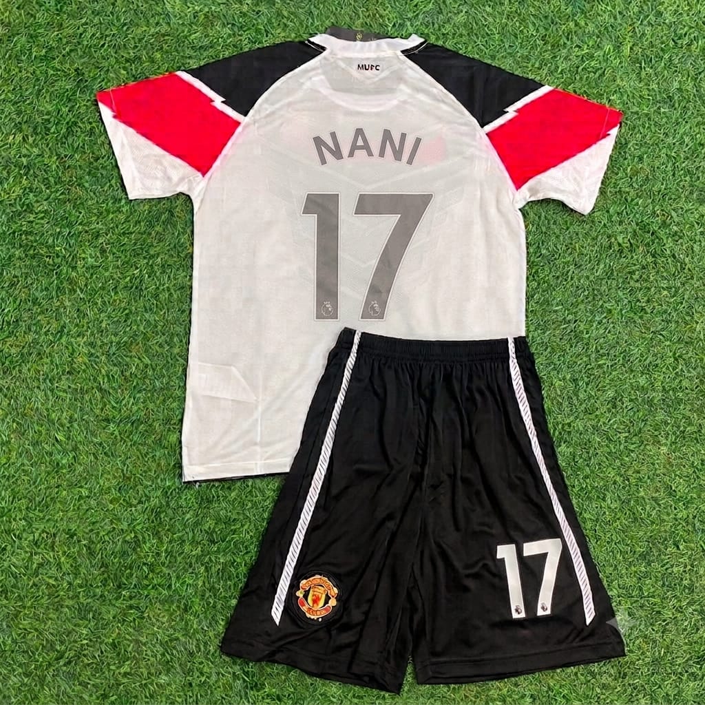 Luis Nani Manchester United 2011 Champions League Final Kids Retro Football Jersey Collection