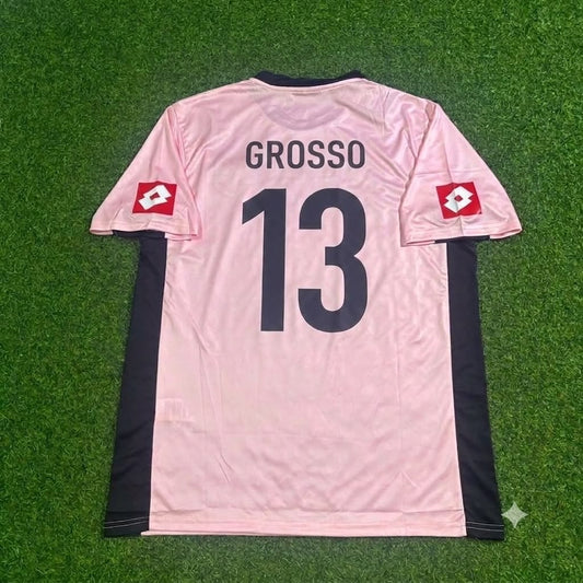 Fabio Grosso Palermo FC Pink Retro Football Jersey