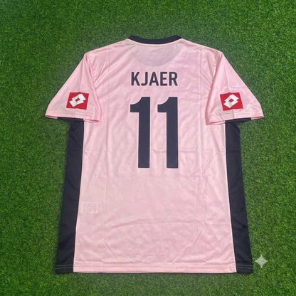 Simon Kjaer Palermo FC Pink Retro Football Jersey