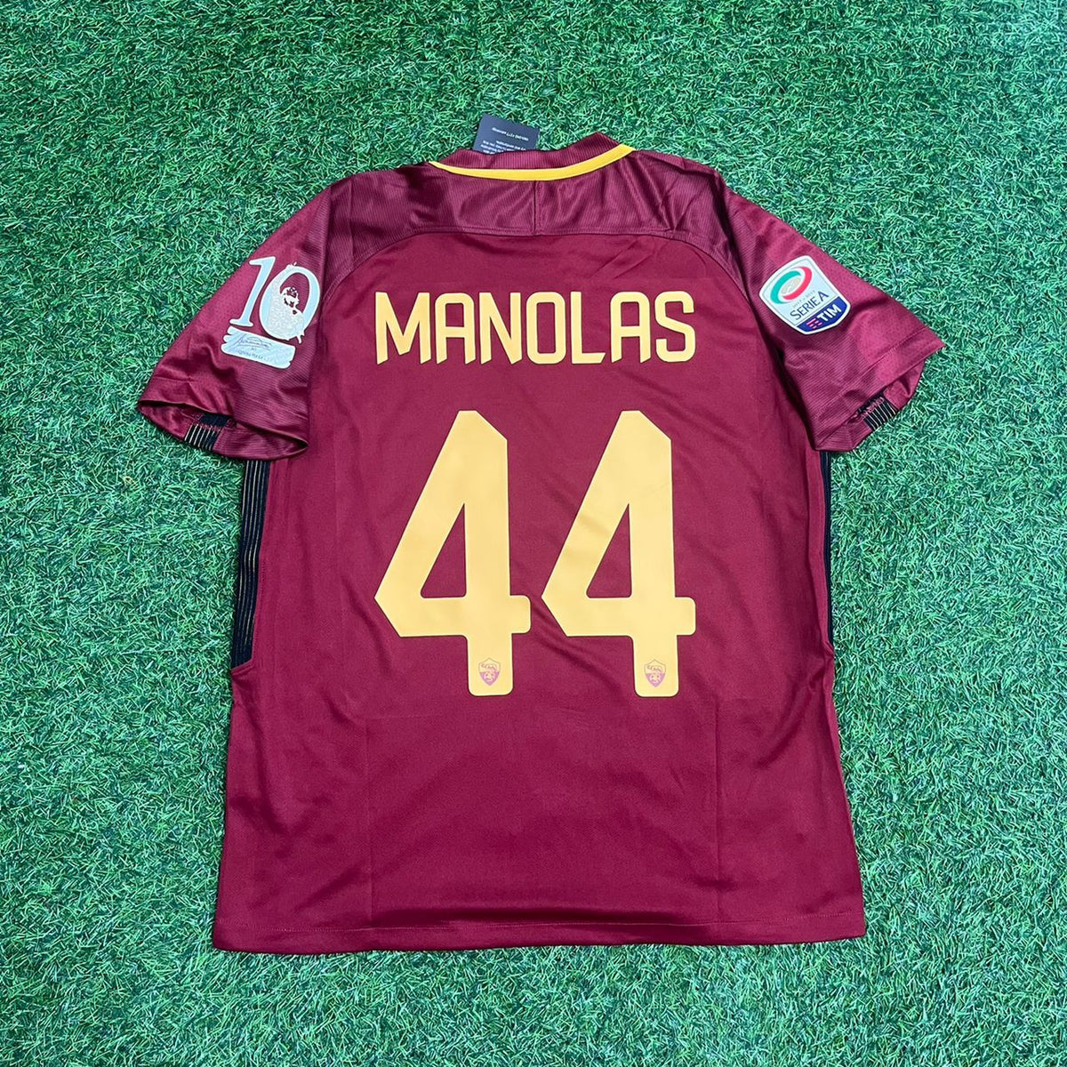Kostas Manolas 2016-2017 Retro Football Jersey Paradise Edition