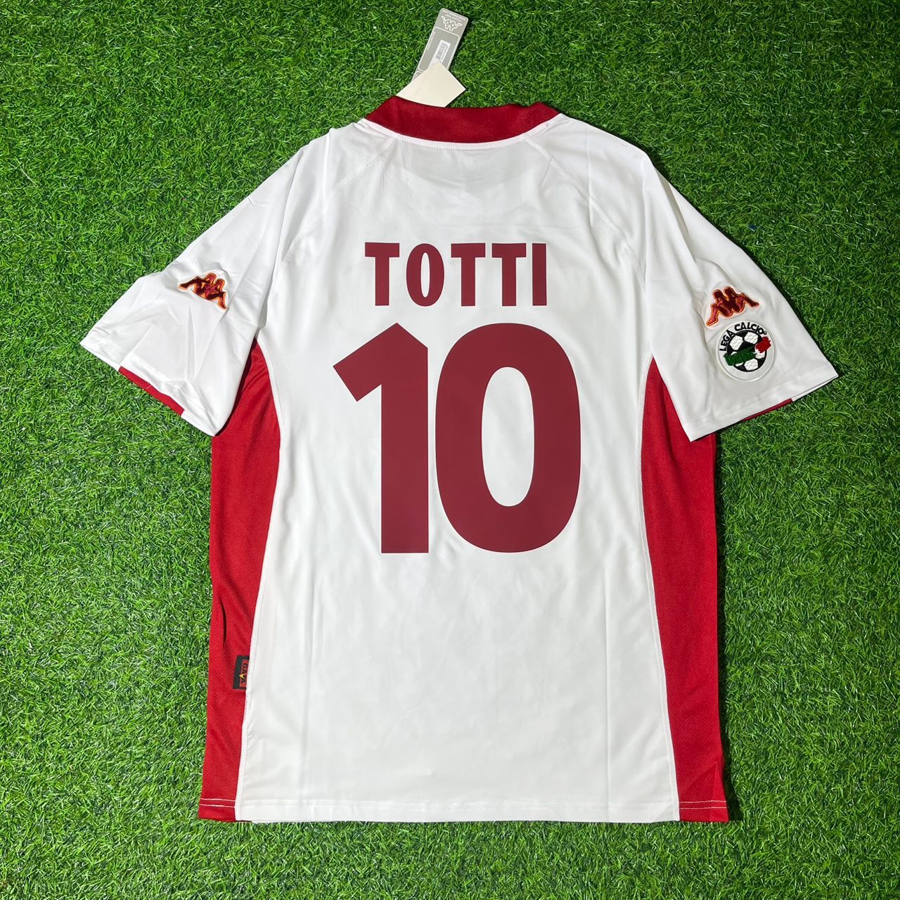 Francesco Totti White Away 2001 02 Home – Football Jersey