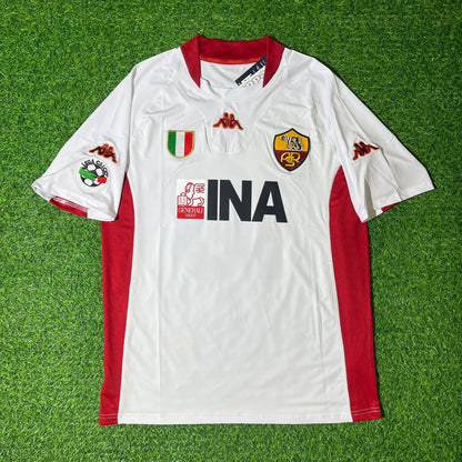 Francesco Totti White Away 2001 02 Home – Football Jersey