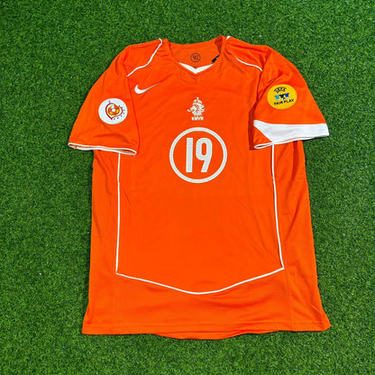 Arjen Robben Euro 2004 Home Retro Football Football Jersey