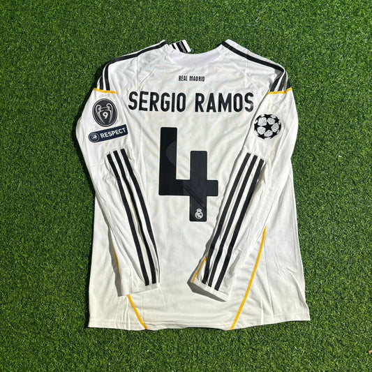Sergio Ramos 2009 Retro Home Retro Football Football Jersey