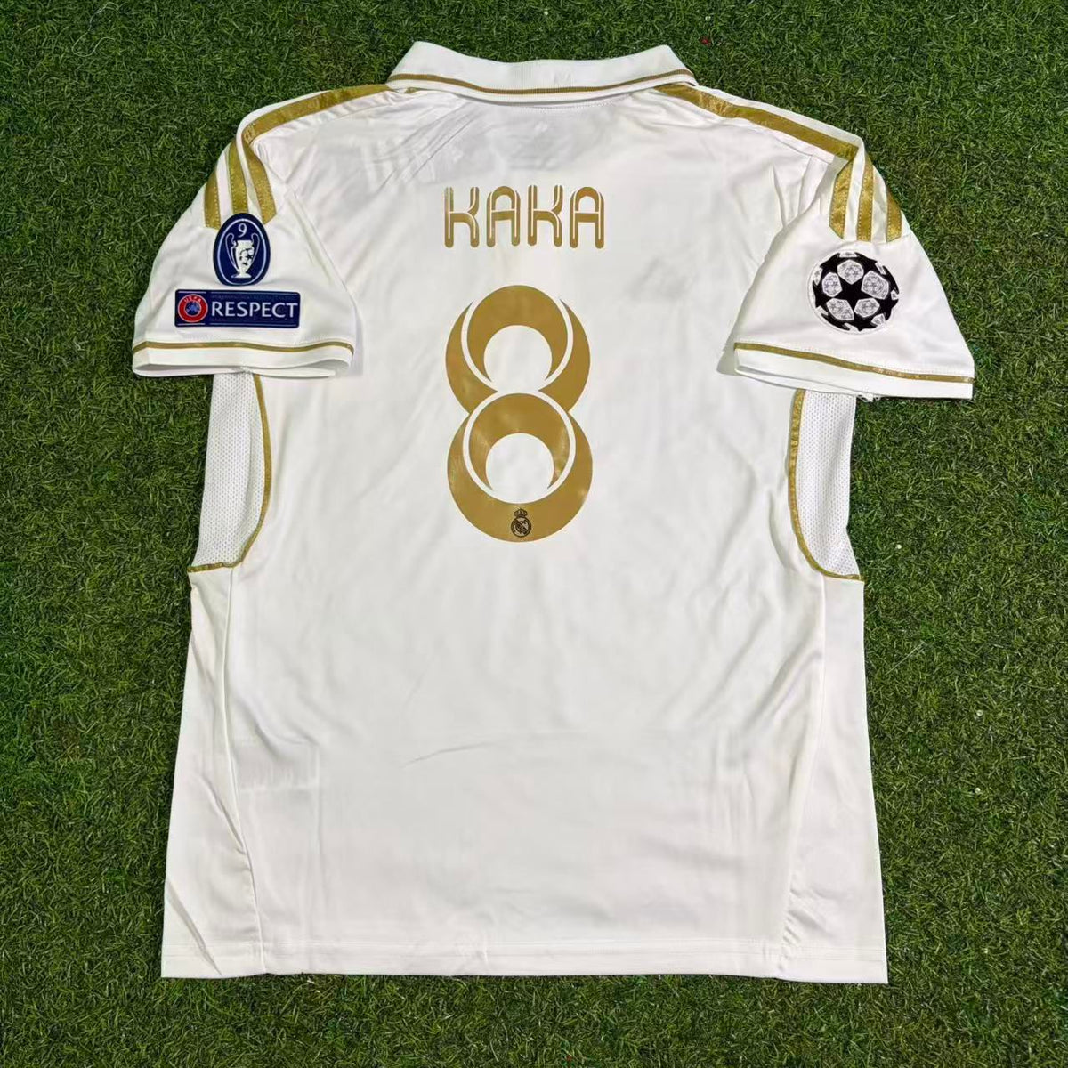 KAKA LEITE Golden Champions League Short Sleeve Football Jersey