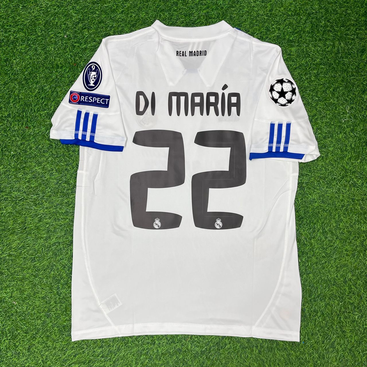 Angel Di Maria 22- Long Sleeve 2010-2011 Retro Football Jersey