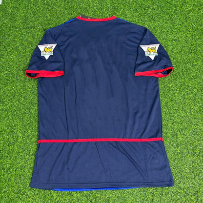Arsenal 2002-2004 Black Blue o2 Retro Football Jersey Kit