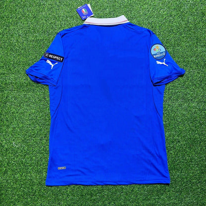 Italy EURO 2012 Retro Home Football Jersey