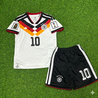 Germany 2026 Jamal Musiala #10 Kids Home Soccer Kit Football Jersey