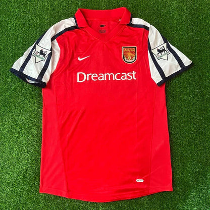 Martin Keown #5 Arsenal 1999-2002 Red White Retro Football Jersey