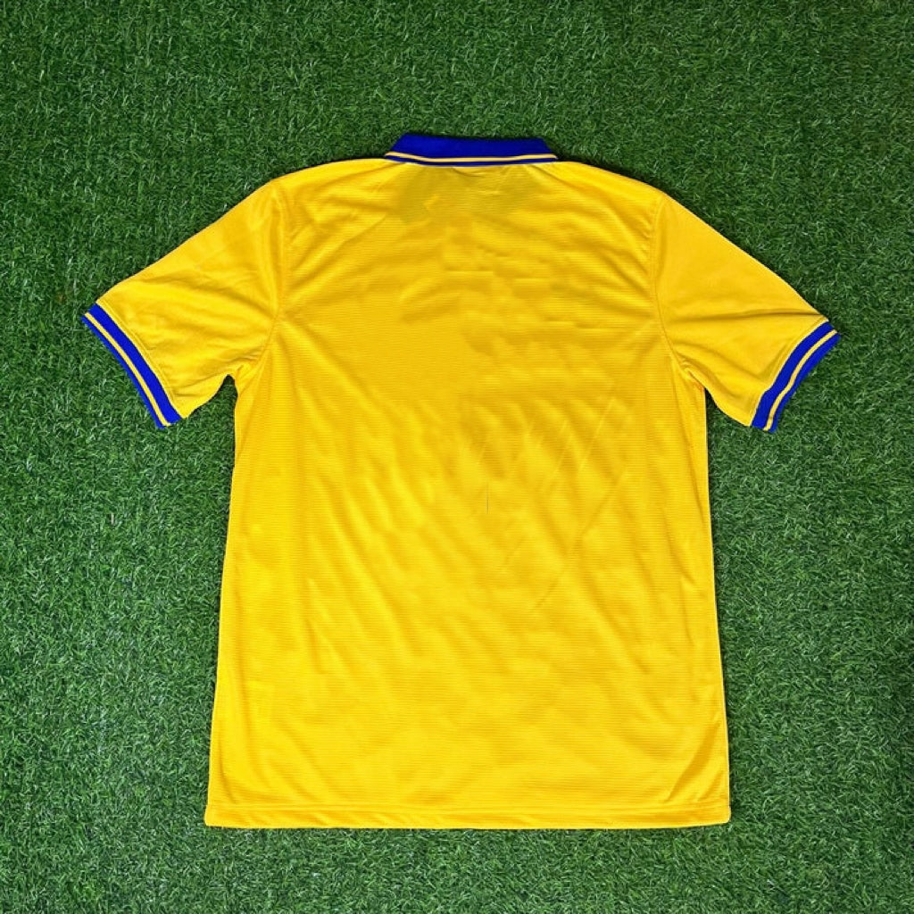 Arsenal 2013/2014 Yellow Retro Football Jersey Kit