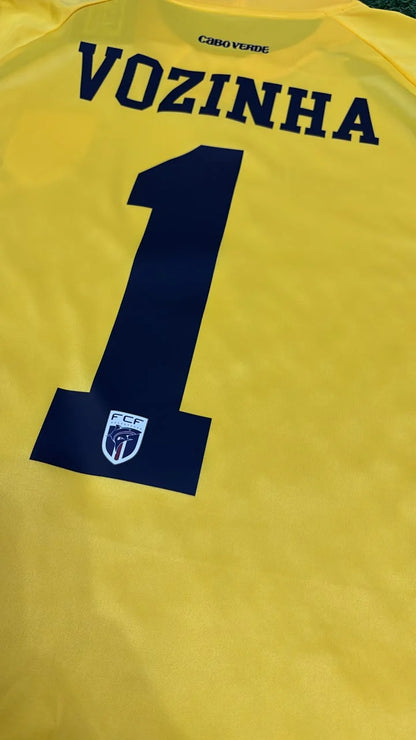 Maillot de football jaune Vozinha gardien Cap-Vert Coupe du Monde 2026