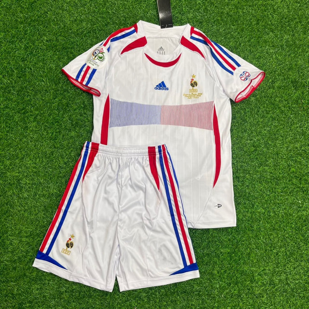 France World Cup 2006 Claude Makélélé #6 Retro Kids Kit