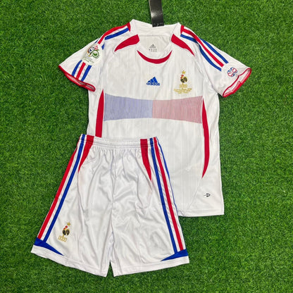 France World Cup 2006 Claude Makélélé #6 Retro Kids Kit