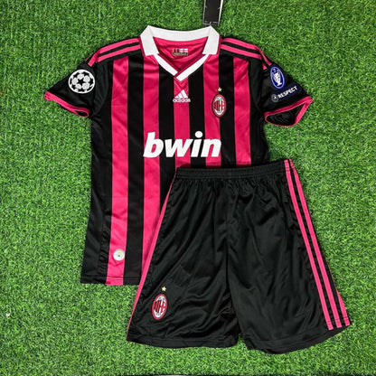 Andrea Pirlo #21 AC Milan 2009/10 Retro Football Jersey Kit