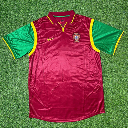 Portugal World Cup 1998 Fernando Couto #5 Retro Football Jersey