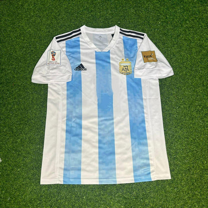 Argentina World Cup 2018 Nicolás Otamendi #17 Home Retro Football Jersey