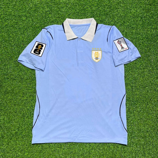 Uruguay World Cup 2026 Luis Suárez #9 Home Sky Blue Football Jersey