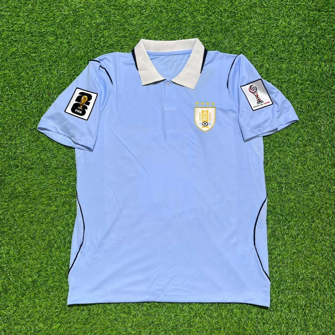 Uruguay World Cup 2026 Darwin Núñez #9 Home Sky Blue Football Jersey