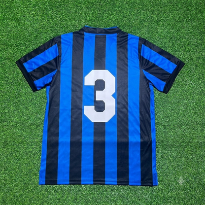 Andreas Brehme Inter 1988/1990 Retro Home Football Jersey Kit