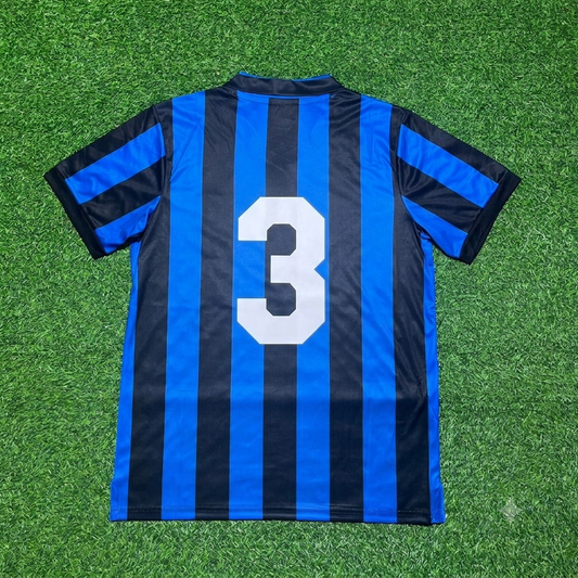 Andreas Brehme Inter 1988/1990 Retro Home Football Jersey Kit