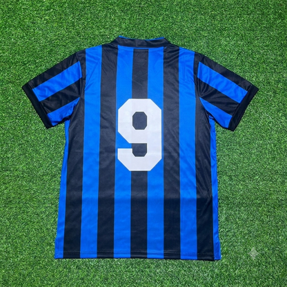 Jürgen Klinsmann Inter 1988/1990 Retro Home Football Jersey Kit