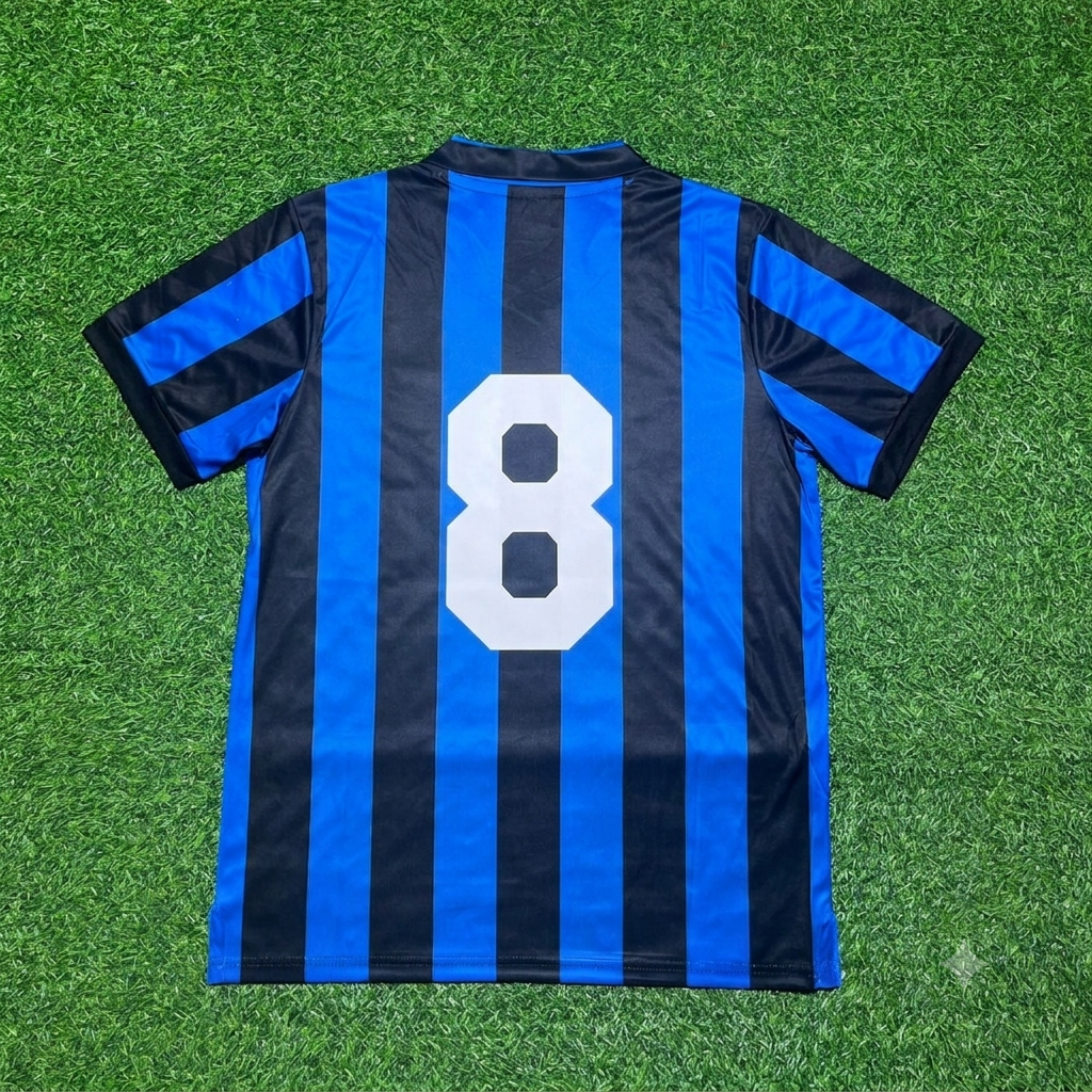 Horst Szymaniak Inter Commemorative Retro Home Football Jersey Kit